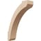 Ekena Millwork 3-inch W x 10-inch D x 14-inch H Lafayette Rough Cedar Woodgrain TimberThane Knee Brace, Primed BRCUR03X10X14LFTRCPR - alternate 1